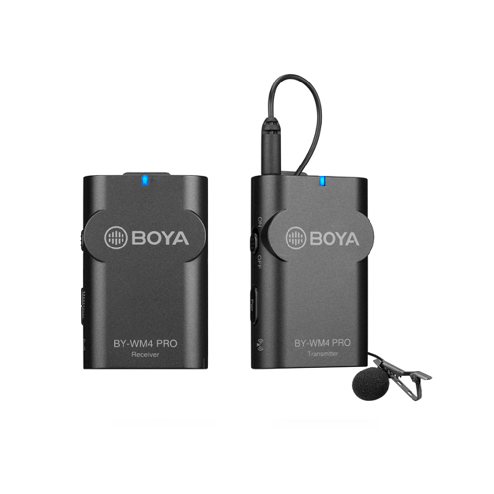 BOYA 博雅 BY-WM4 Pro 一對一數字雙通道無線麥克風 (東城代理公司貨)