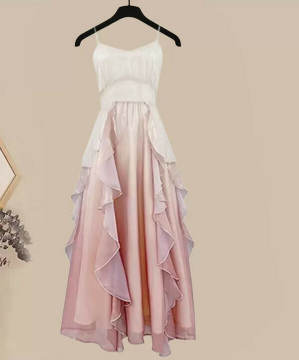 Slip Dress#Single Piece (Pink) (M-4XL) (Contact customer service to confirm size after placing an order) 