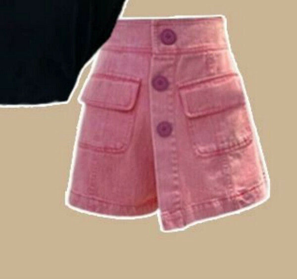 Women's Wear-Denim Shorts#Single Piece (Raspberry Pink) (M-4XL) (Contact customer service to confirm size after placing an order) 