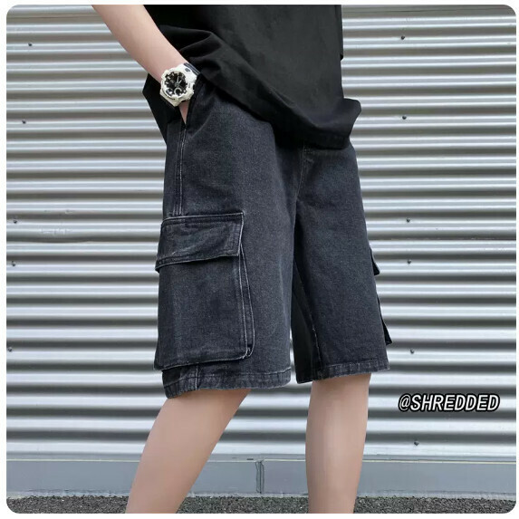 熱推短褲男夏季（黑色【M_5XL碼】（下單後聯繫客服確認發貨尺碼）