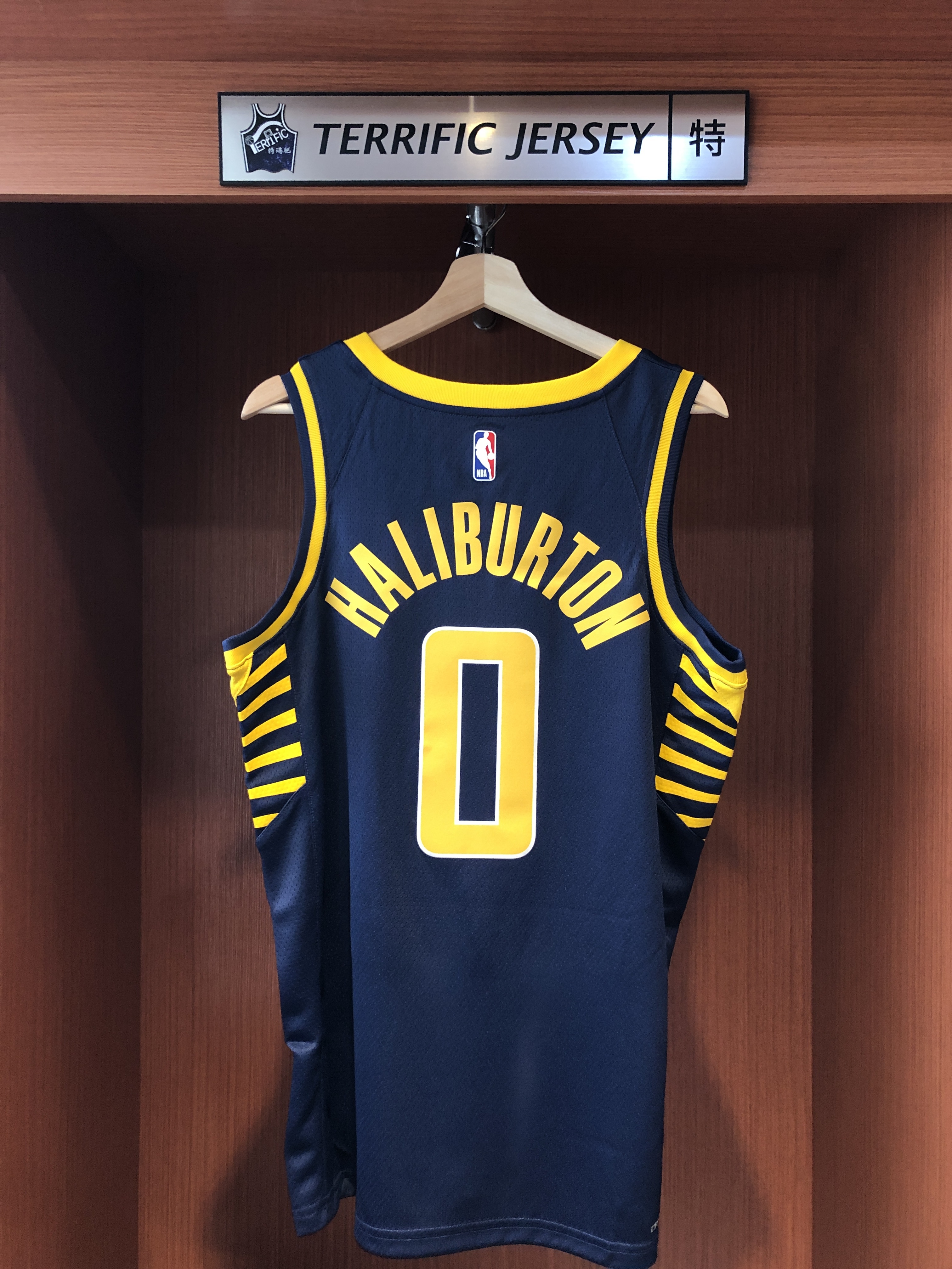 NBA球衣 Tyrese Haliburton 印第安那溜馬深藍 Icon Nike Swingman 球迷版 熱轉印 全新