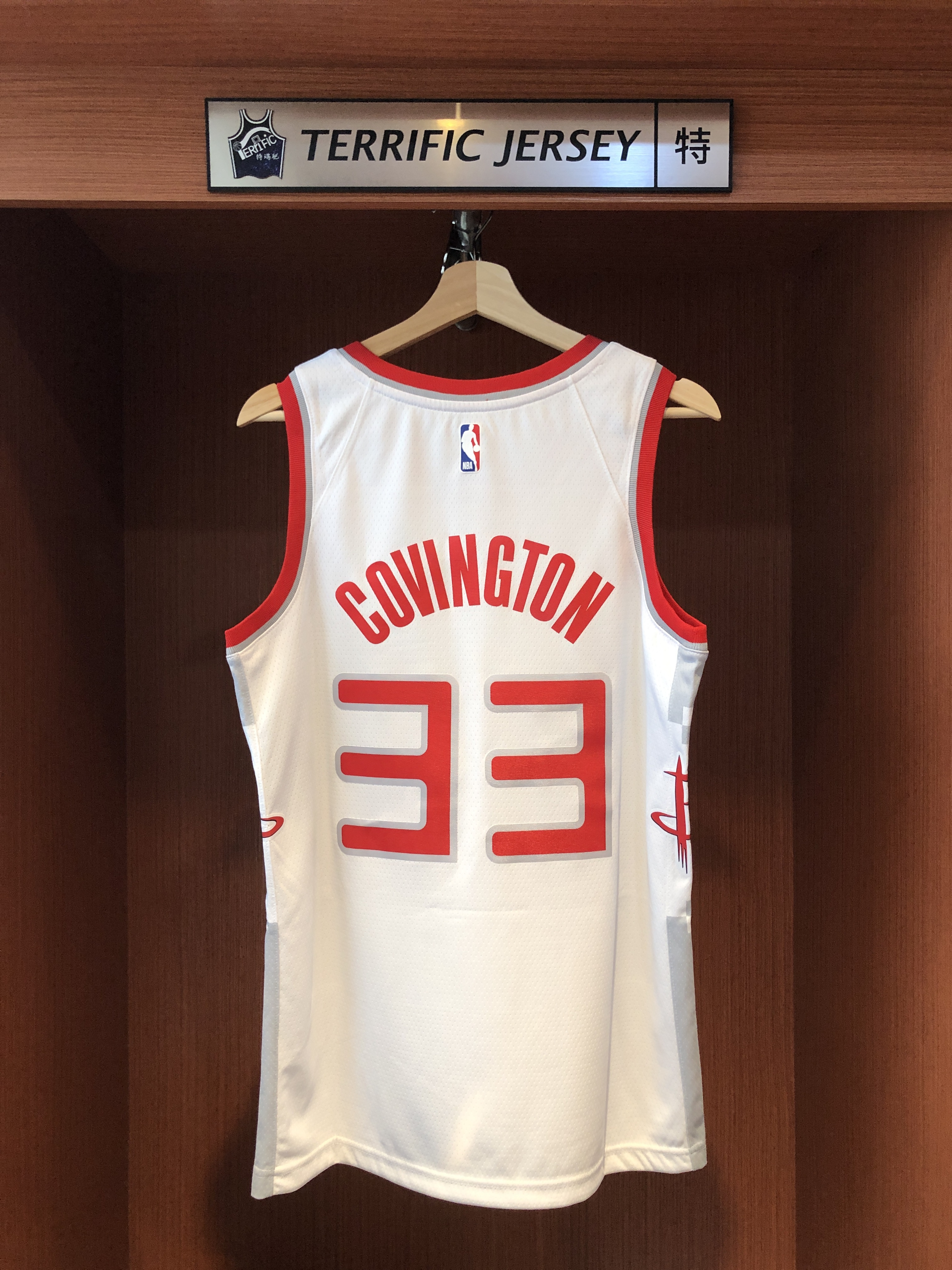 NBA球衣 Robert Covington 休士頓火箭城市 City Nike Swingman 球迷版 熱轉印 全新