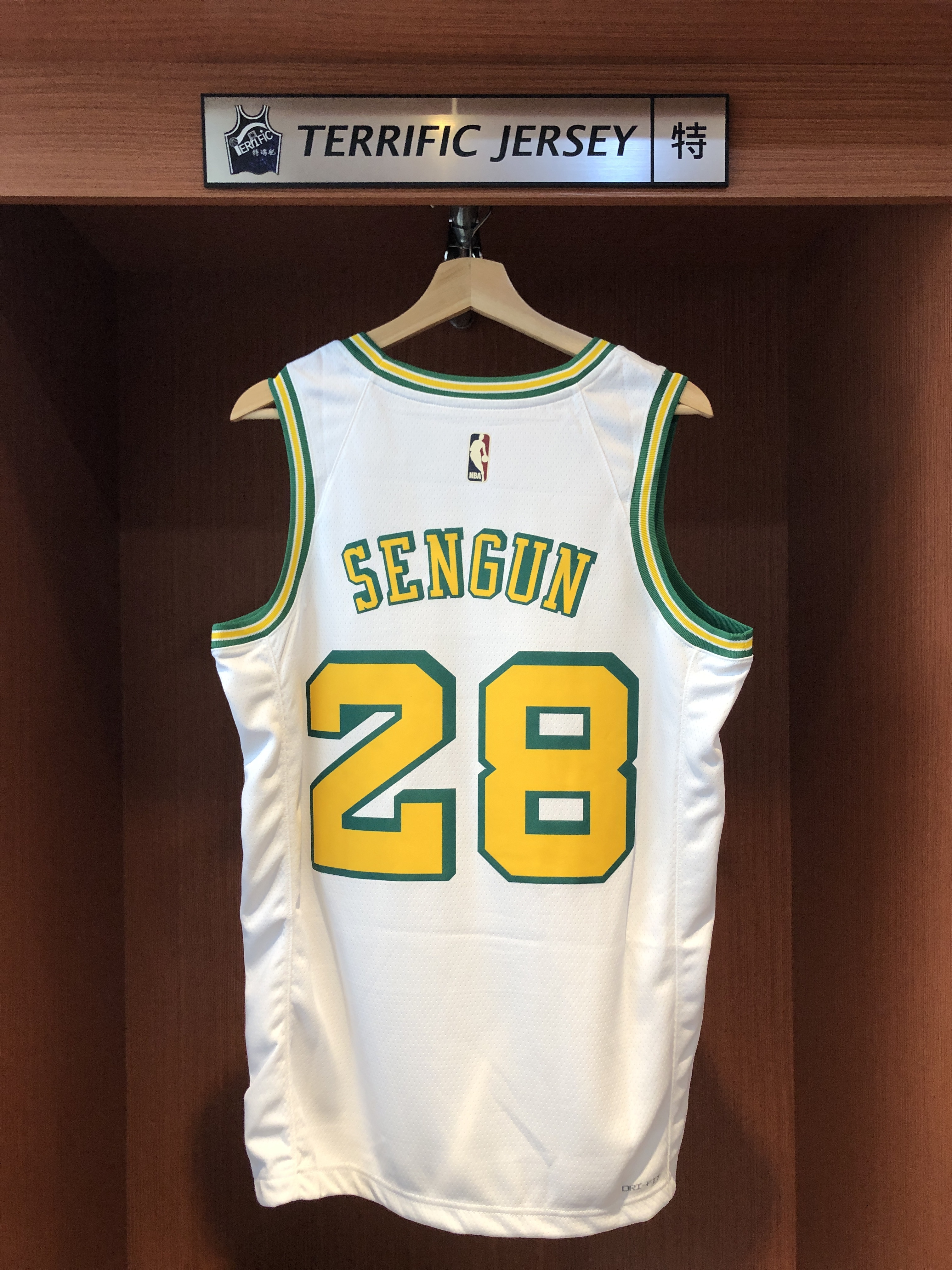 NBA球衣 Alperen Sengun 休士頓火箭復古白 HWC Nike Swingman 球迷版 熱轉印 全新