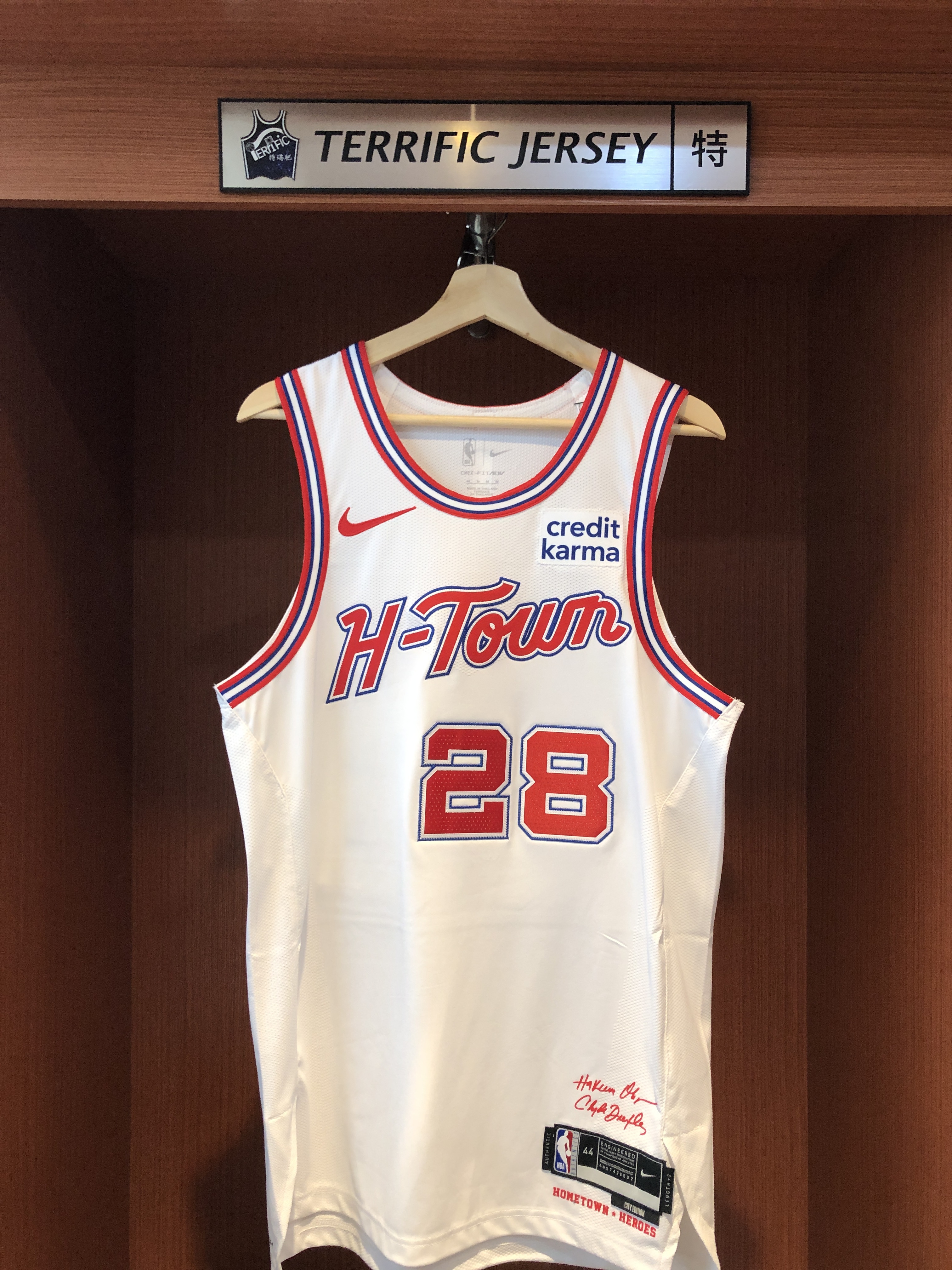 NBA球衣 Alperen Sengun 休士頓火箭城市 City Nike Authentic 球員版 電繡 含贊助商標 全新