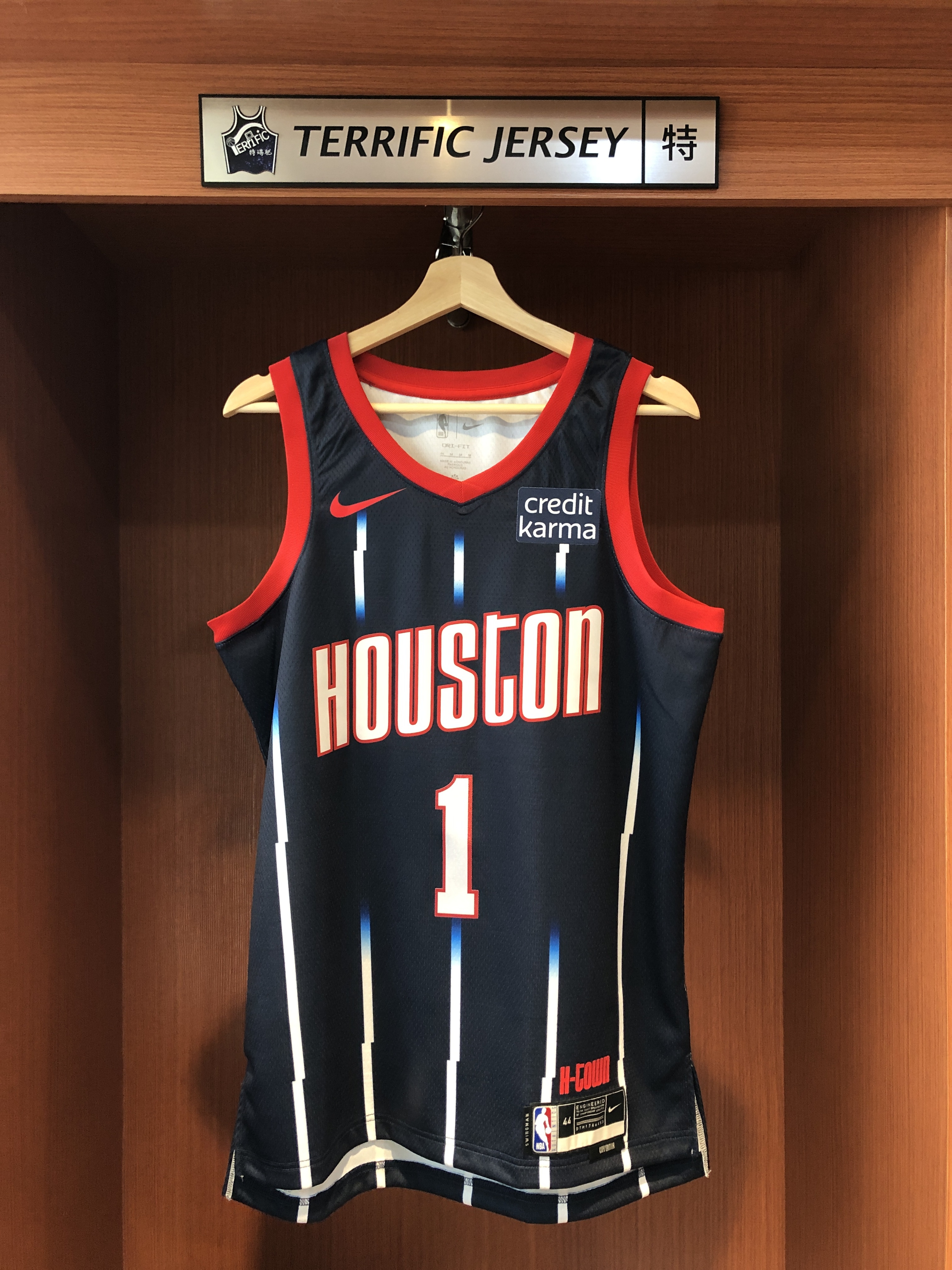 NBA球衣 Jabari Smith Jr. 休士頓火箭城市 City Nike Swingman 球迷版 熱轉印 含贊助商標 全新