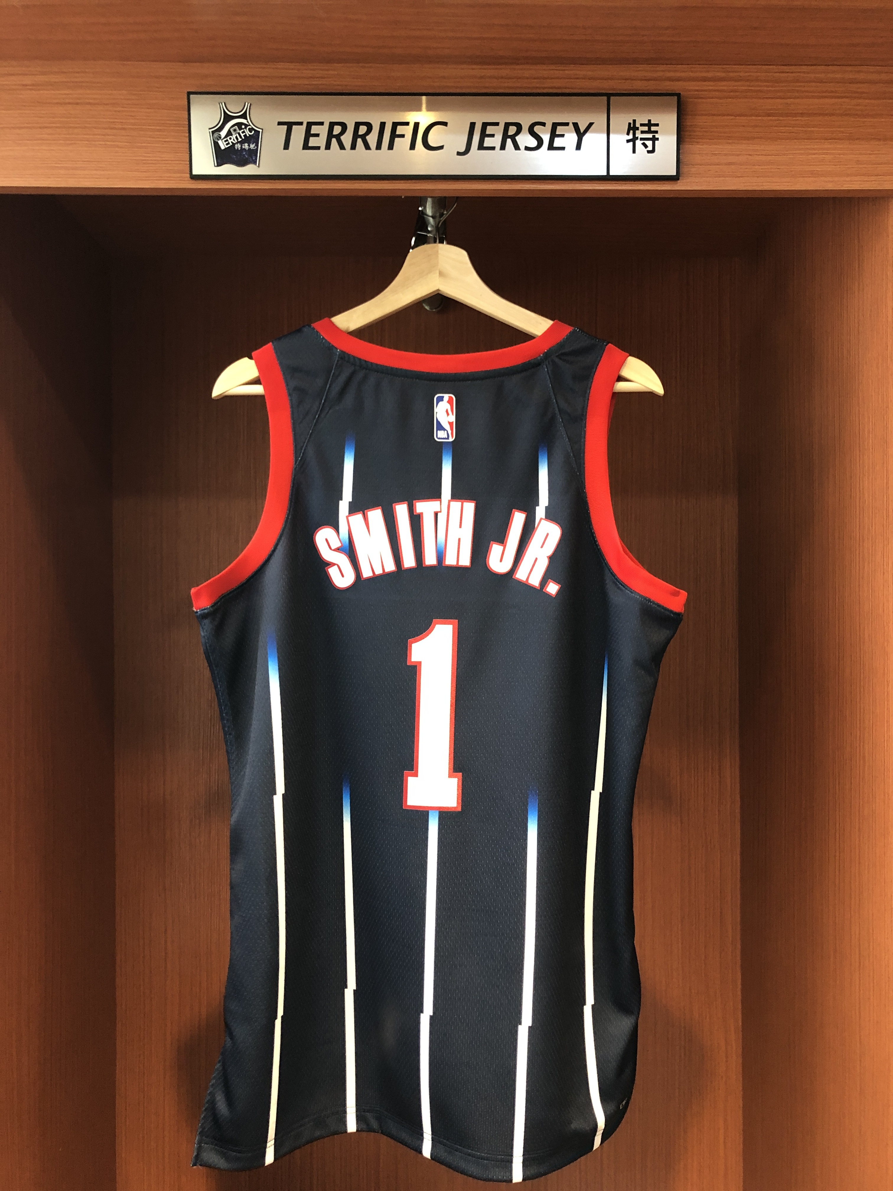 NBA球衣 Jabari Smith Jr. 休士頓火箭城市 City Nike Swingman 球迷版 熱轉印 含贊助商標 全新