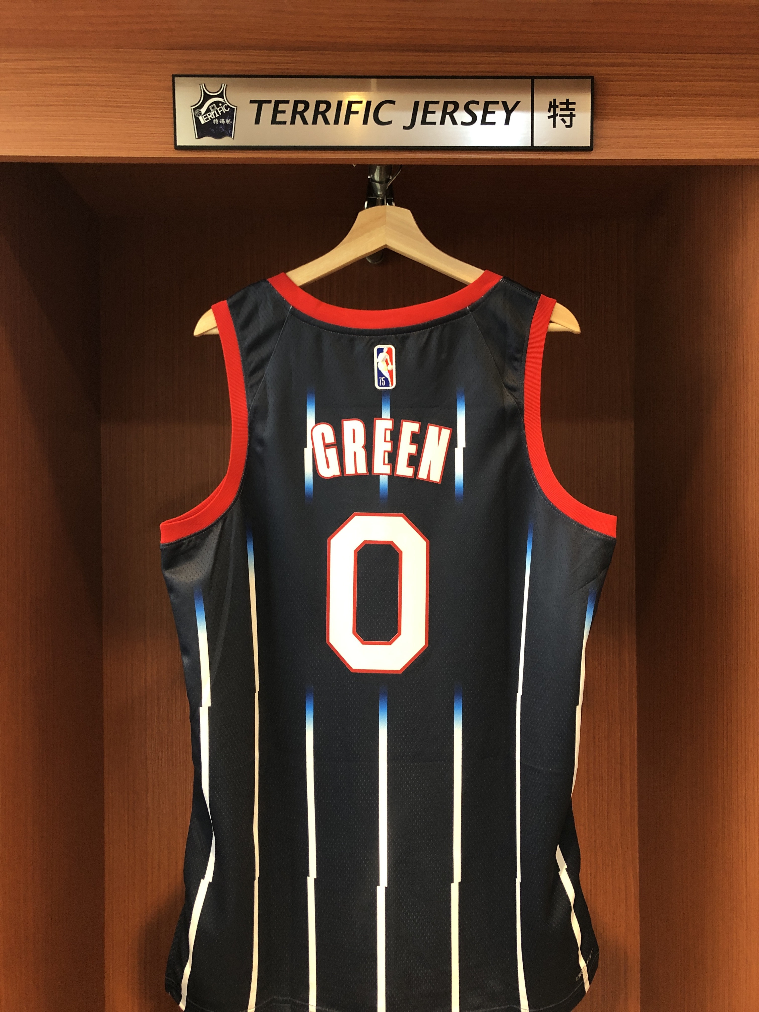 NBA球衣 Jalen Green 休士頓火箭城市 75周年 鑽石標 City Nike Swingman 球迷版 熱轉印 全新