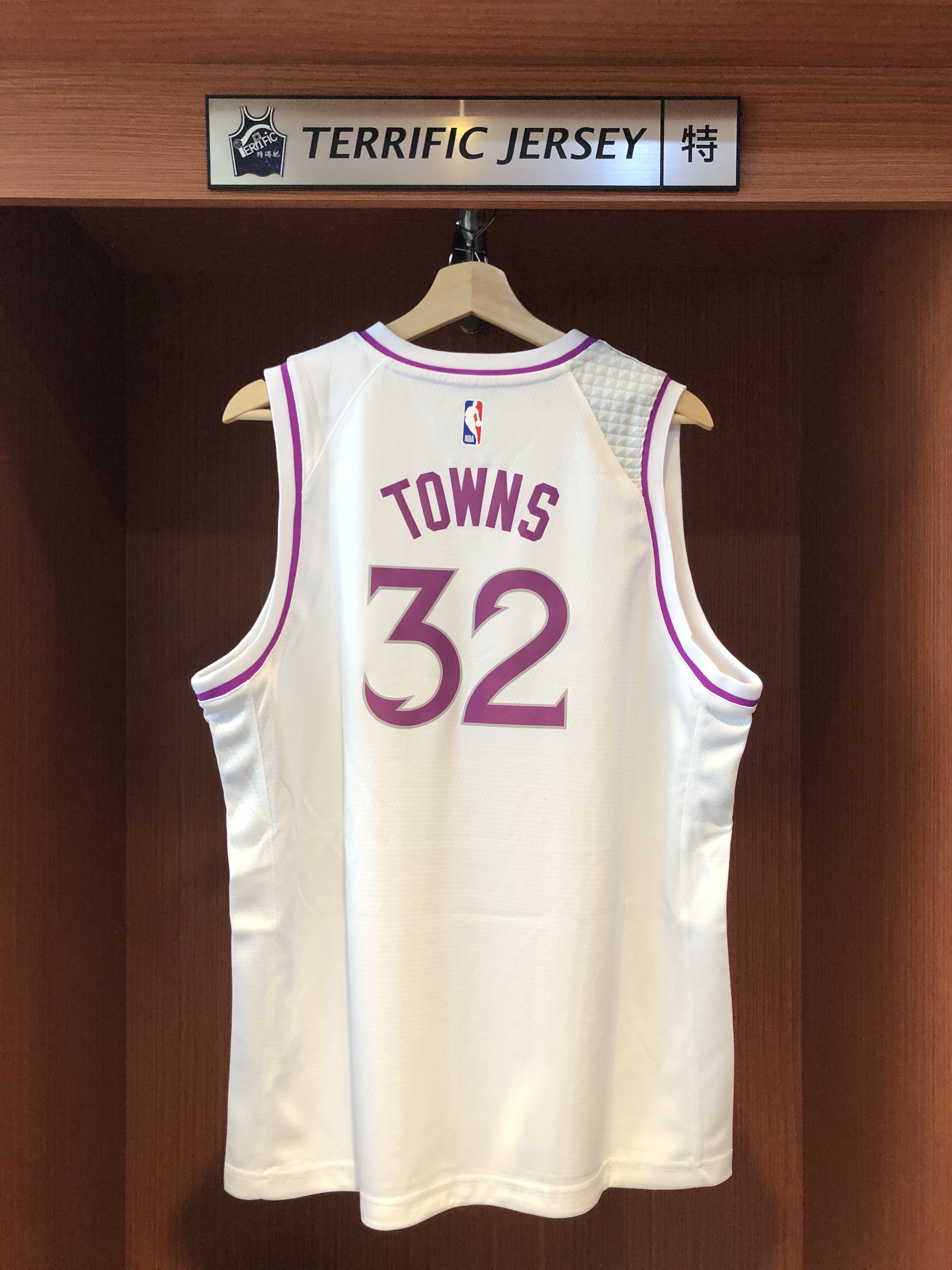 NBA球衣 Karl-Anthony Towns 明尼蘇達灰狼獎勵 Earned Nike Youth Swingman 青年版 球迷版 熱轉印 全新