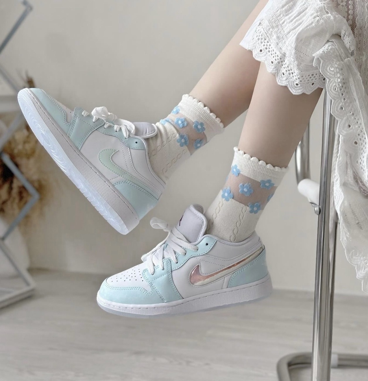 預購 Nike Air Jordan 1 Low 流沙 珠光 冰雪奇緣