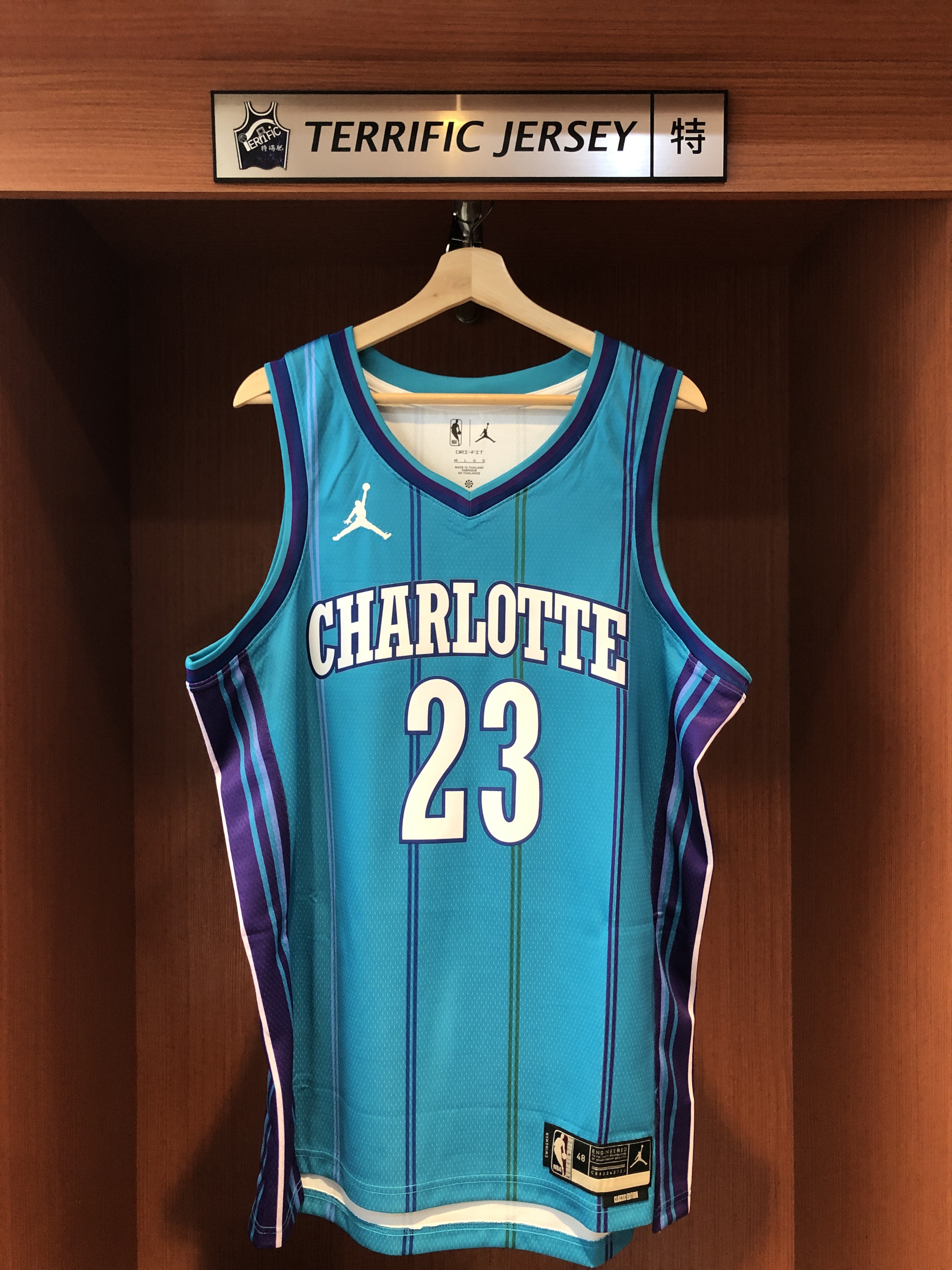 NBA球衣 Michael Jordan 夏洛特黃蜂復古 HWC Jordan Swingman 球迷版 熱轉印 全新