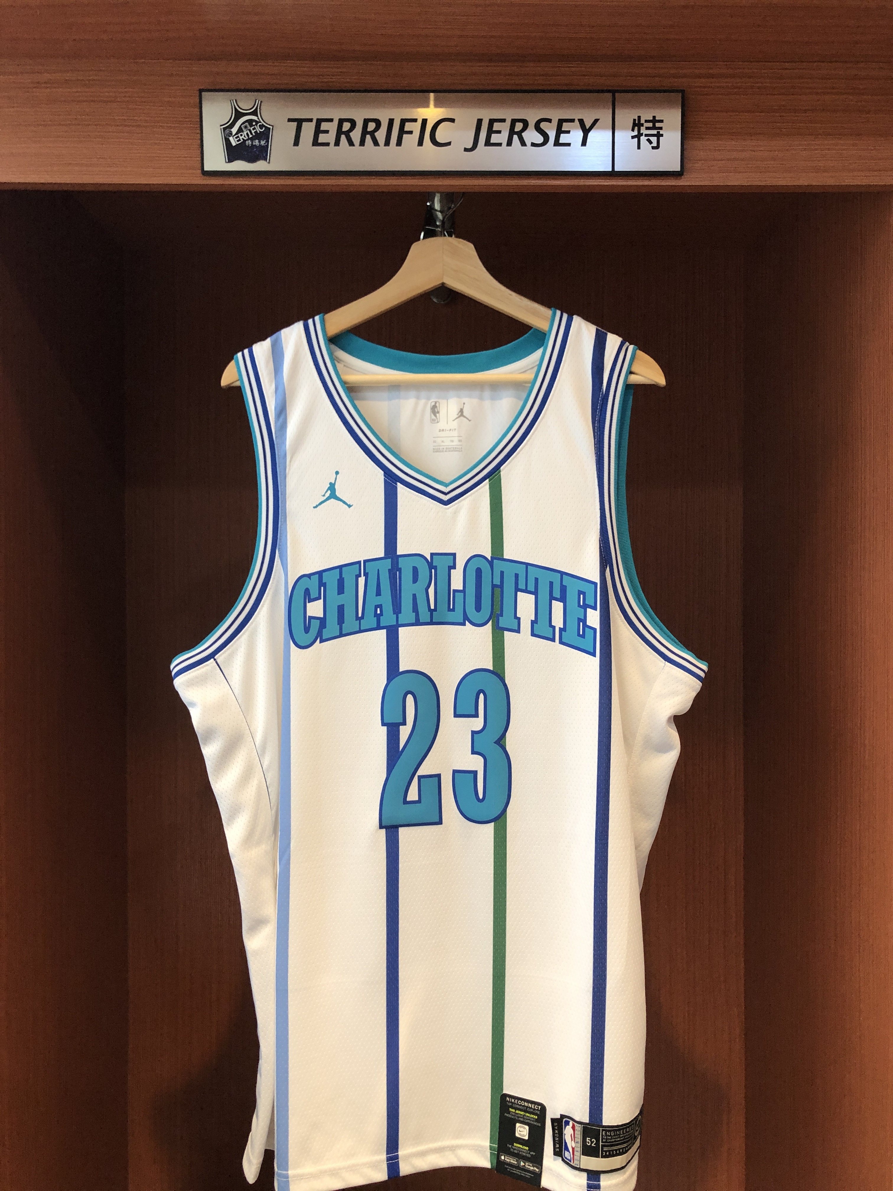 NBA球衣 Michael Jordan 夏洛特黃蜂復古 HWC Jordan Swingman 球迷版 熱轉印 全新