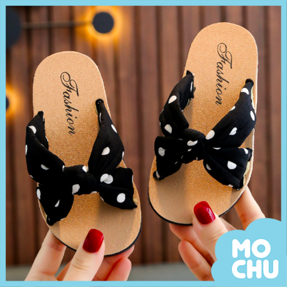 黑白波點軟底涼鞋(二色)