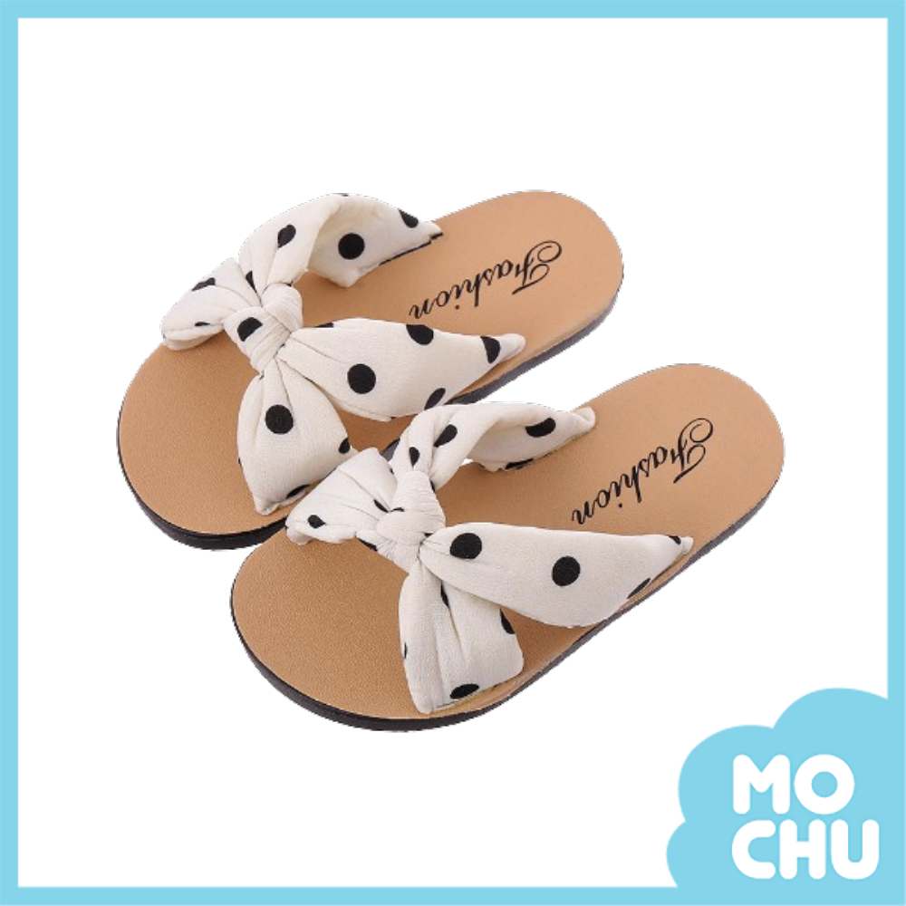 黑白波點軟底涼鞋(二色)