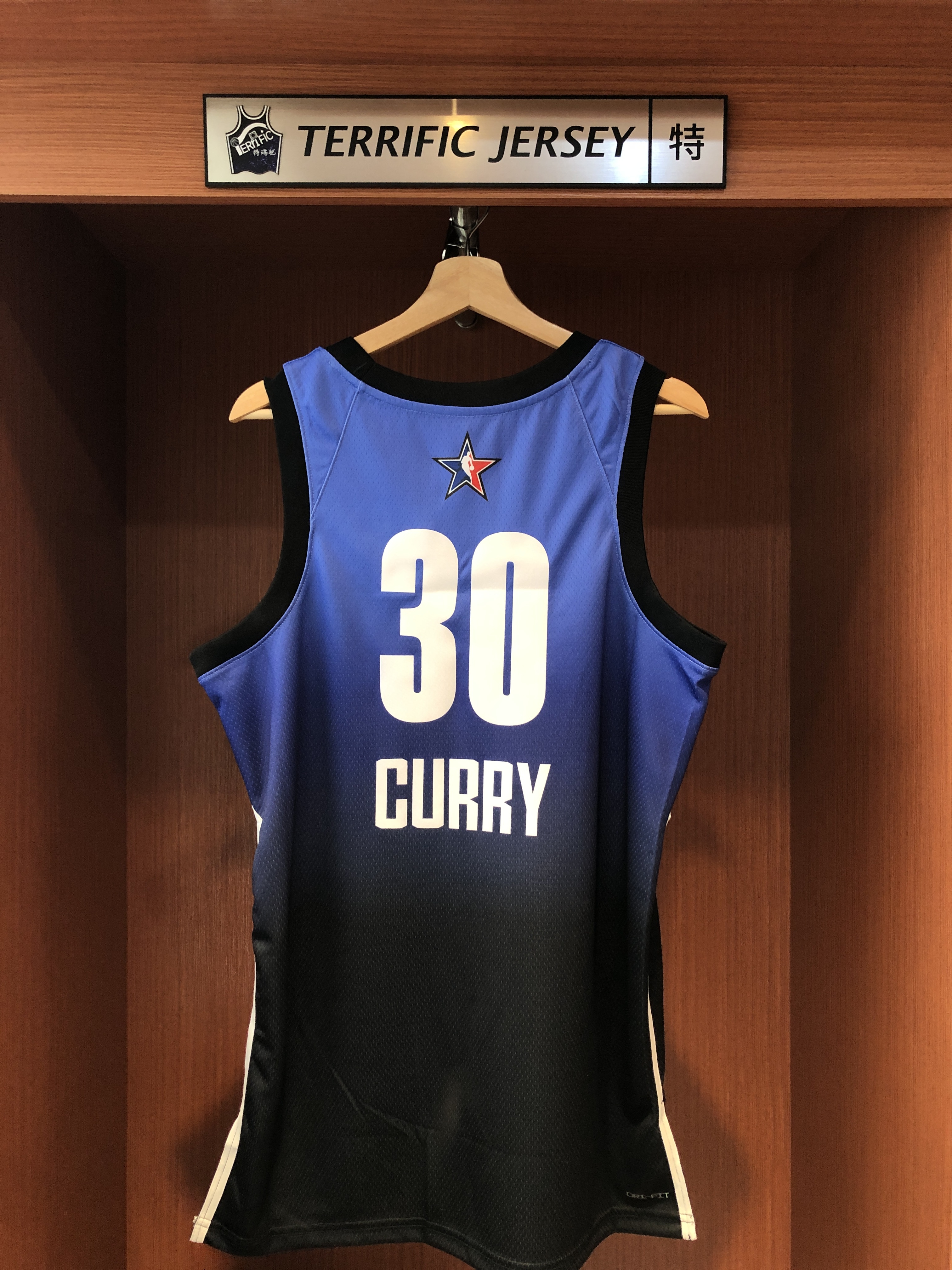 NBA球衣 Stephen Curry 22-23 明星賽 黑藍 All Star Jordan Swingman 球迷版 熱轉印 含贊助商標 全新