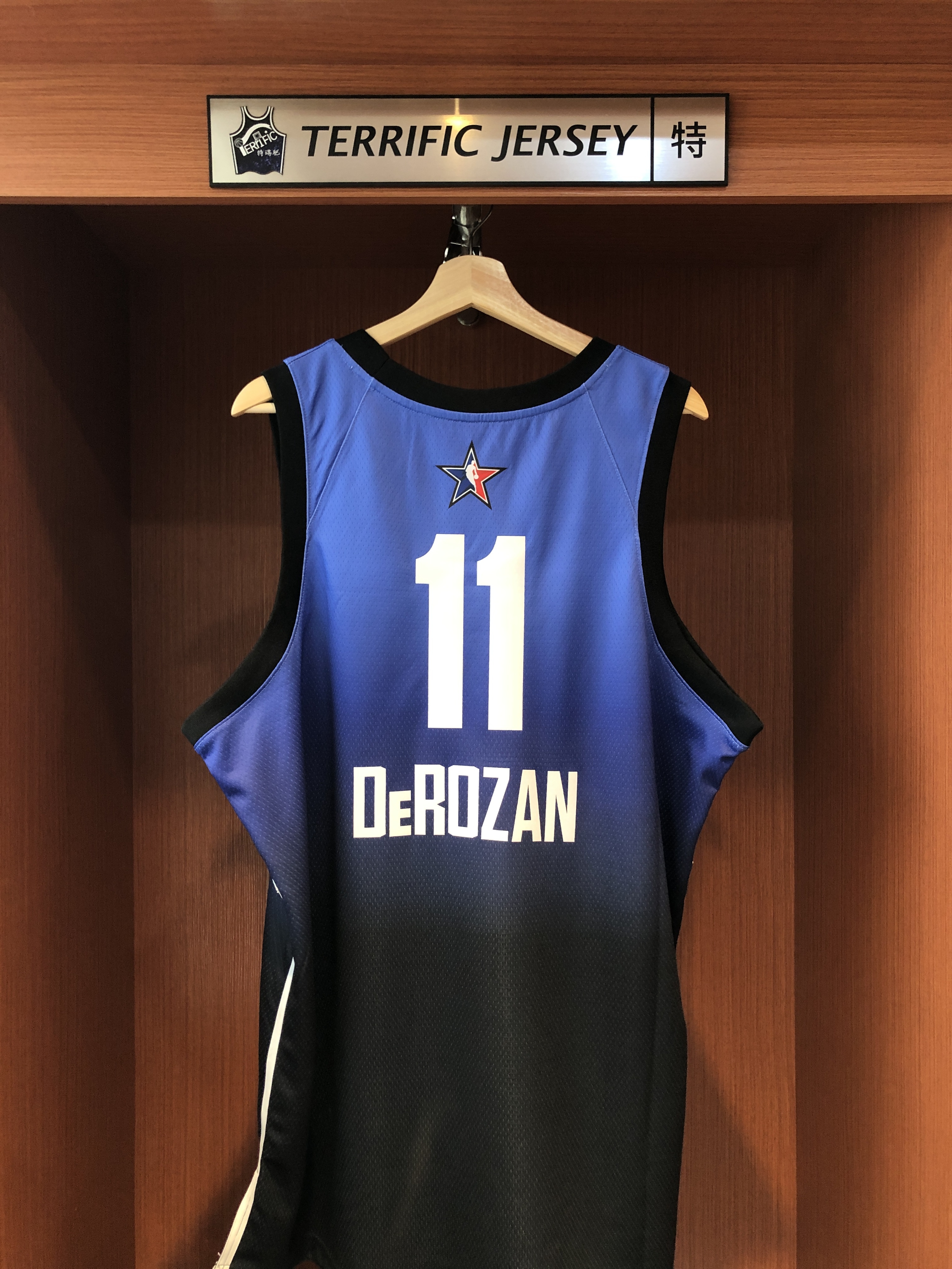 NBA球衣 Demar DeRozan 22-23明星賽藍黑 All Star Jordan Brand Swingman 球迷版 熱轉印 全新
