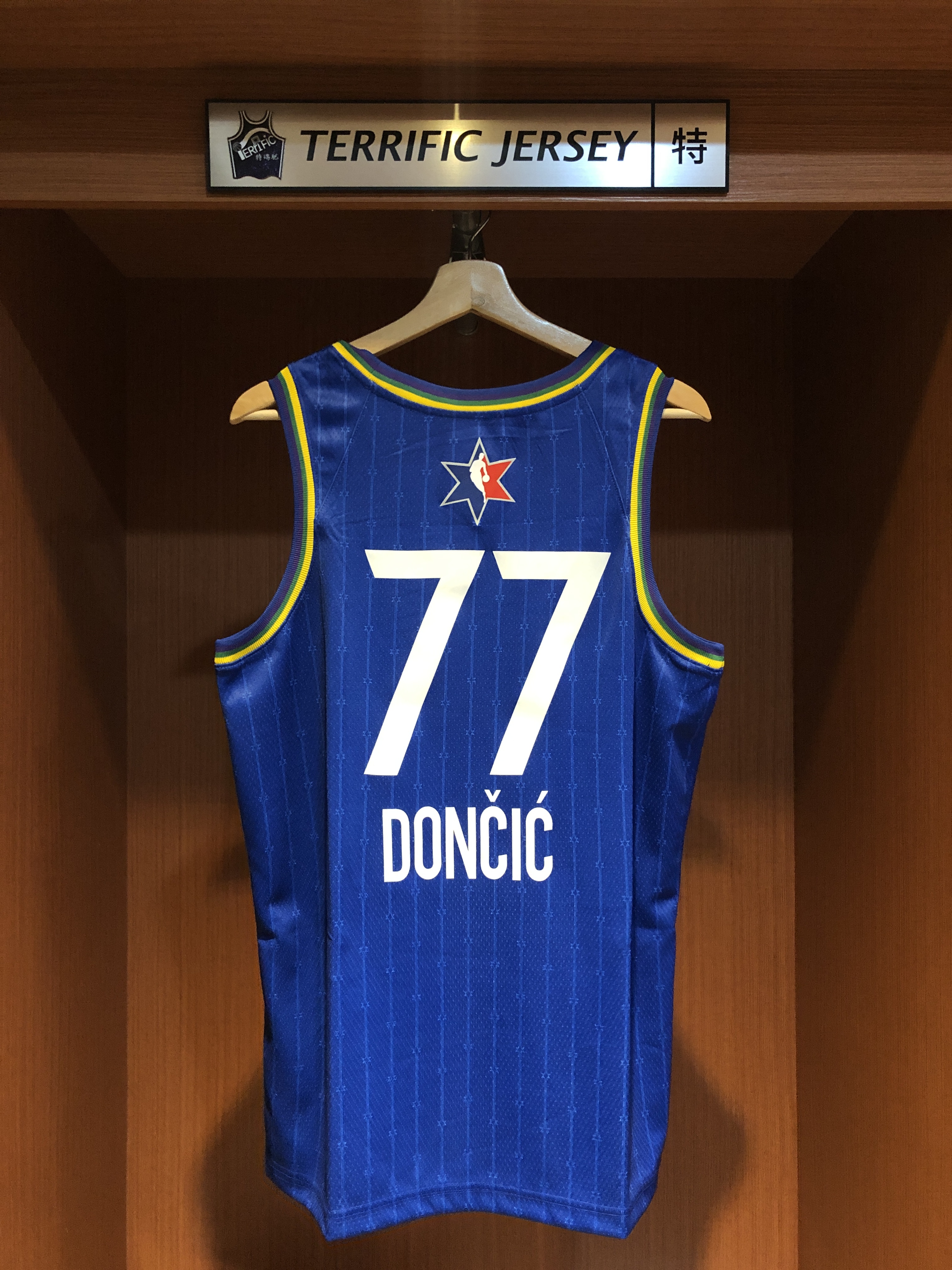 NBA球衣 Luka Doncic 19-20 明星賽 藍 All Star Jordan Swingman 球迷版 熱轉印 含贊助商標 全新