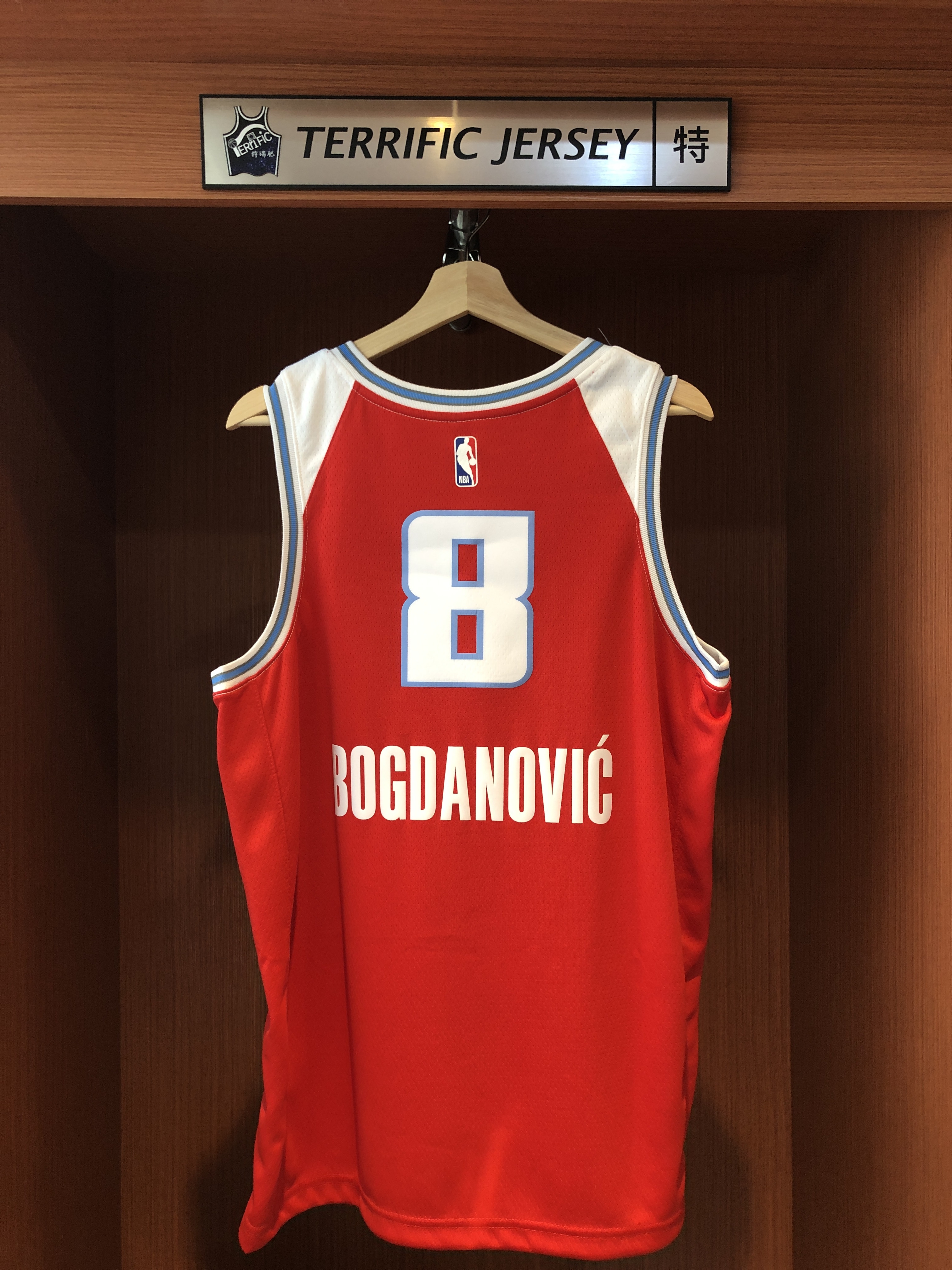 NBA球衣 Bogdan Bogdanovic 沙加緬度國王城市 City Nike Swingman 球迷版 熱轉印 全新