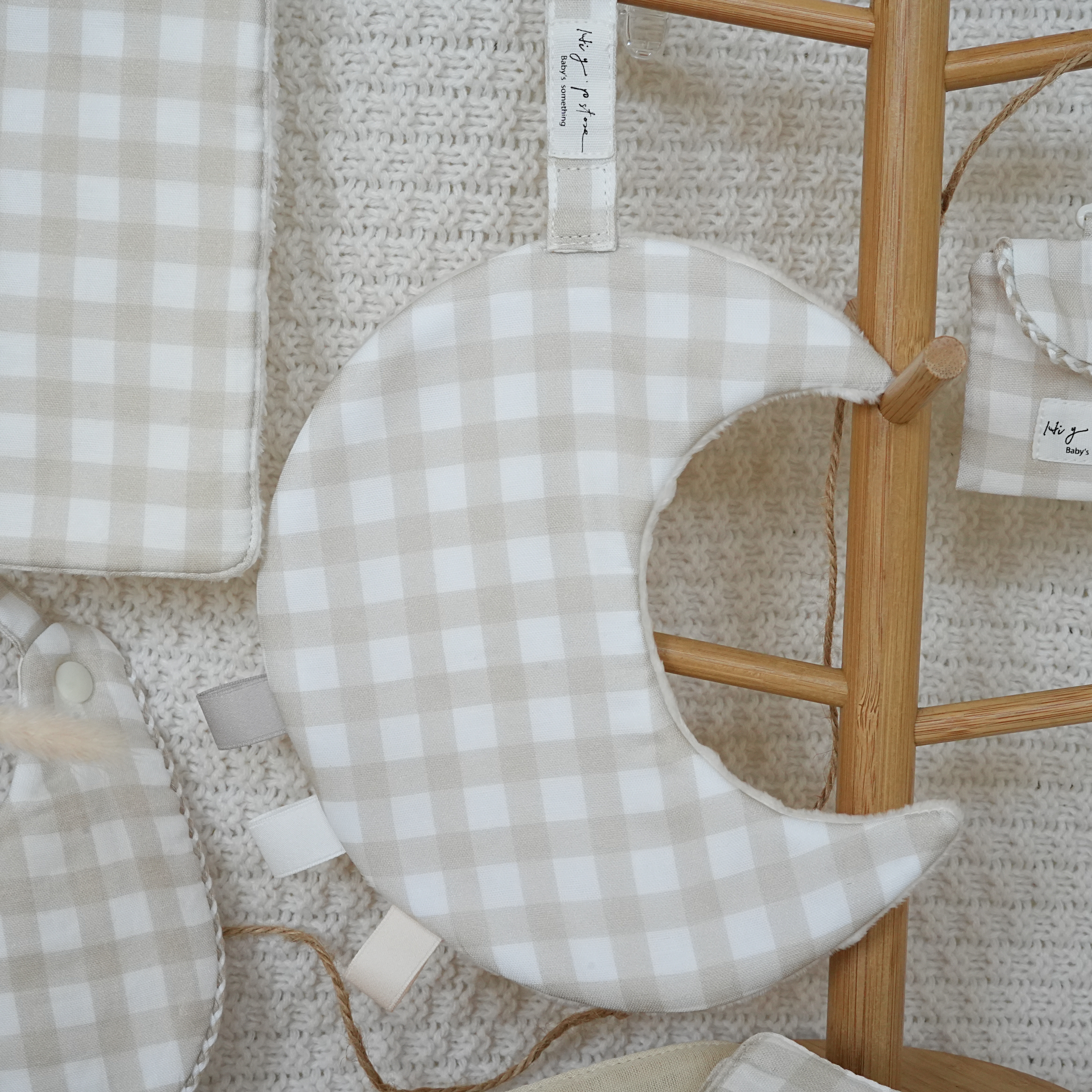 Hi Y.P store-獨家設計款-月光安撫巾-焦糖奶茶