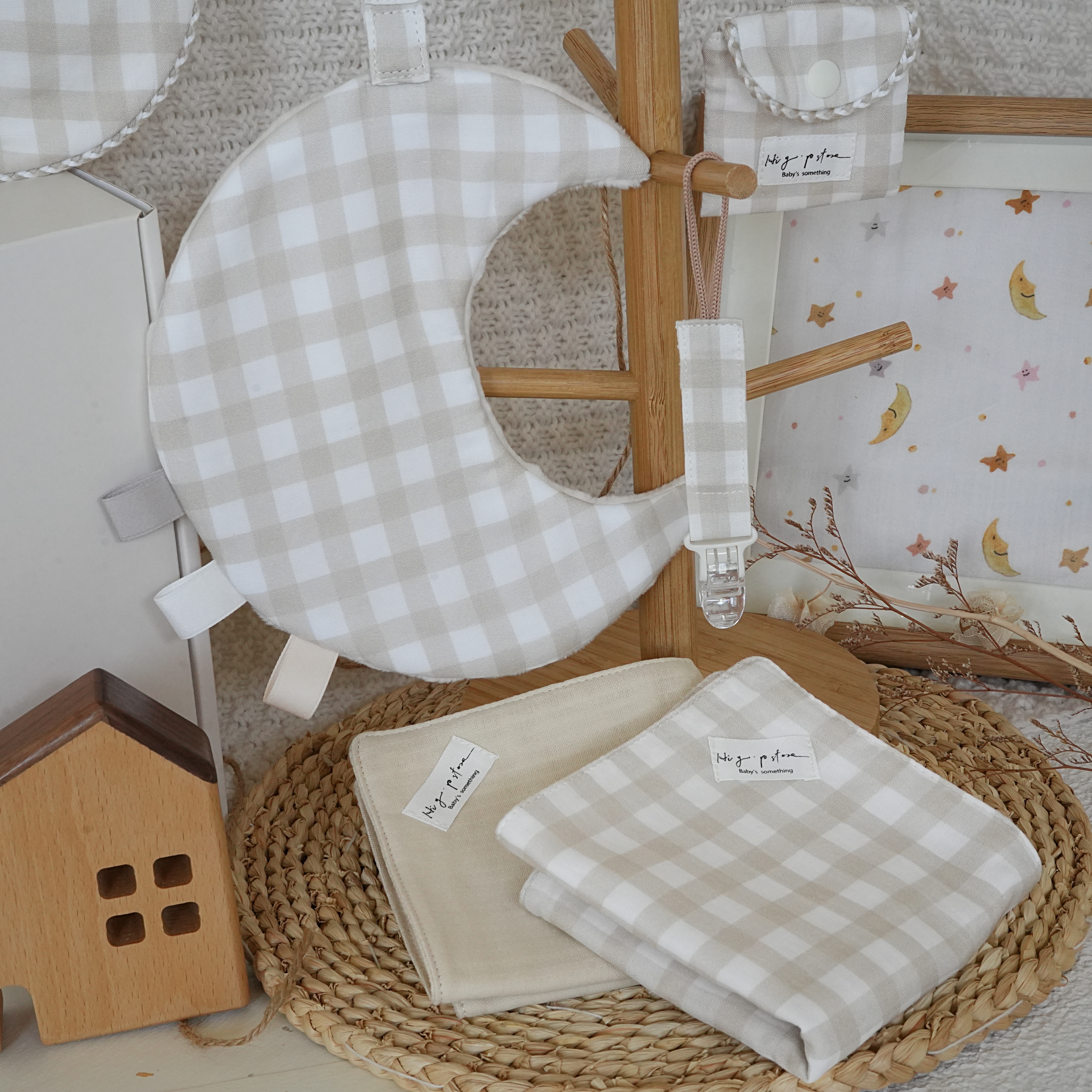 Hi Y.P store-獨家設計款-月光安撫巾-焦糖奶茶