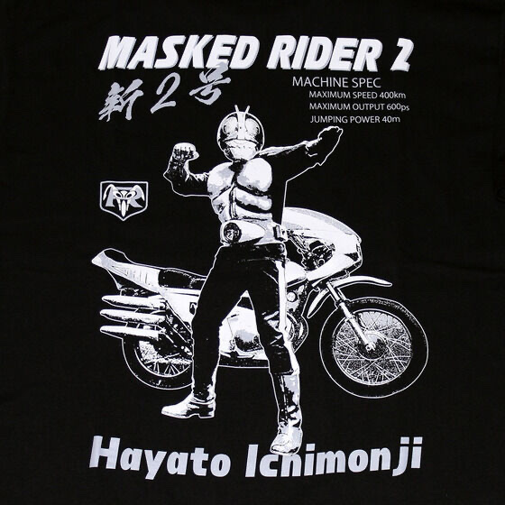 Pbandai 預訂2024/7月 仮面ライダー×ノルソルマニア　Tシャツ　仮面ライダー2号＆改造サイクロン