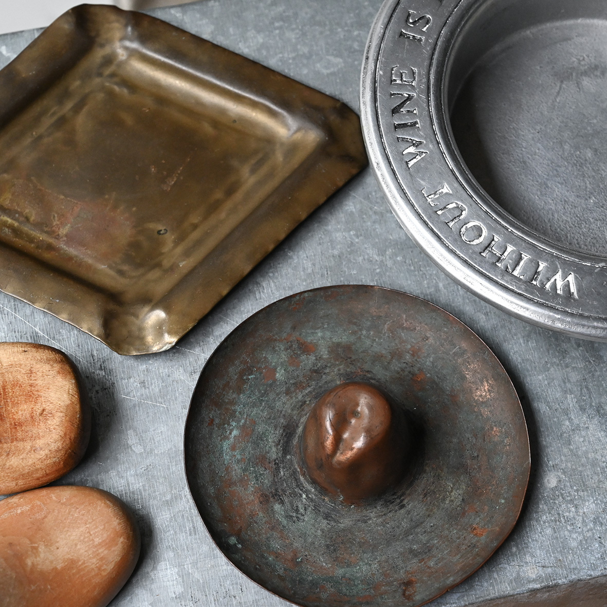 Vintage 黃銅置物盤