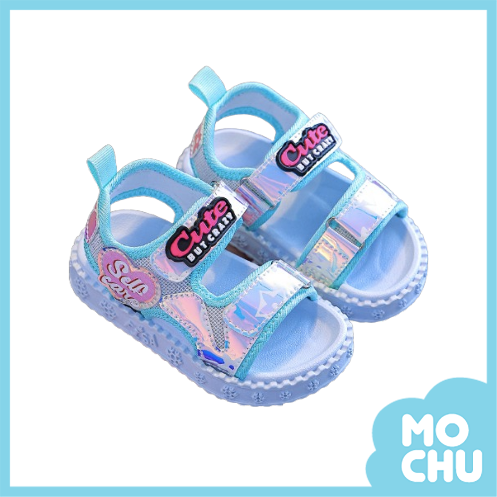 cute雷射貼布透氣涼鞋(三色)