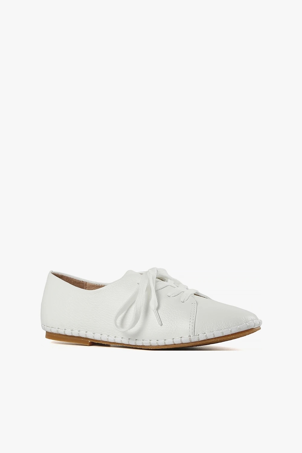 Little Ox 簡約繫帶真皮休閒鞋