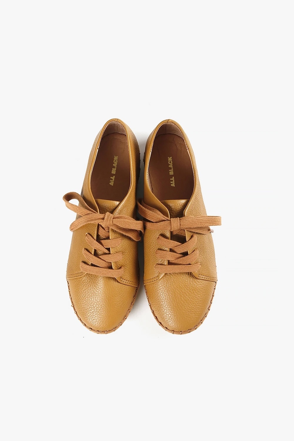 Little Ox 簡約繫帶真皮休閒鞋