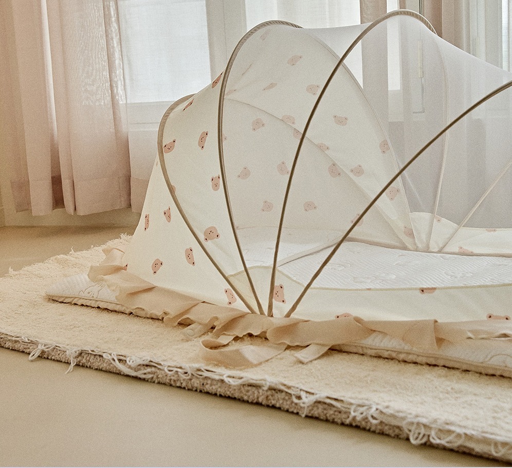 2024滿版人物系列-熟睡半遮光防蚊蟲便攜式折疊帳