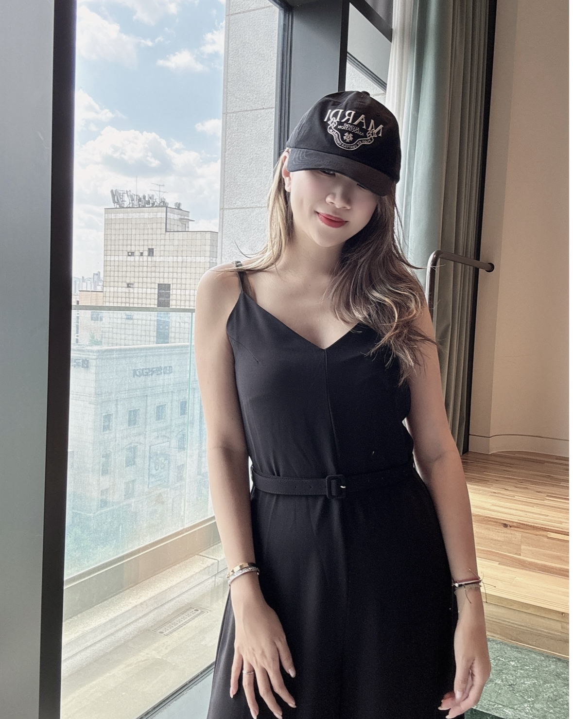 Mardi 黑色棒球帽 -M