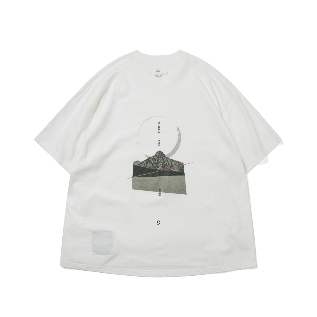 GOOPiMADE 24SS M005-i “Crescent-G” Graphic Tee - Gray