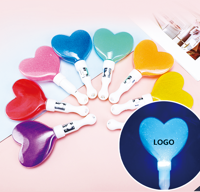 破盤價 LED發光愛心熒光棒 升級送單色LOGO L5674