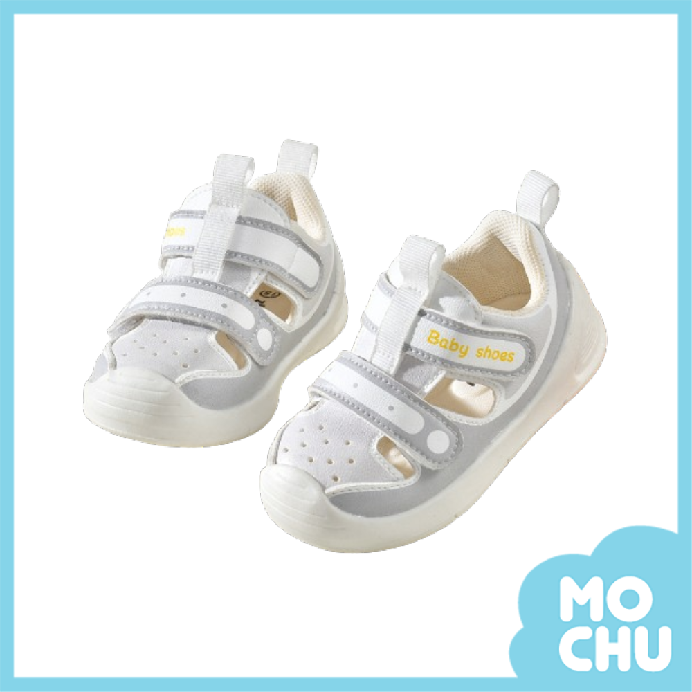 雙色運動風透氣軟底學步鞋(三色)