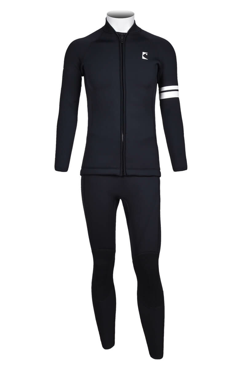 ▲預購-Bestdive 男款 彩虹系列 手臂雙條紋 兩件式防寒衣