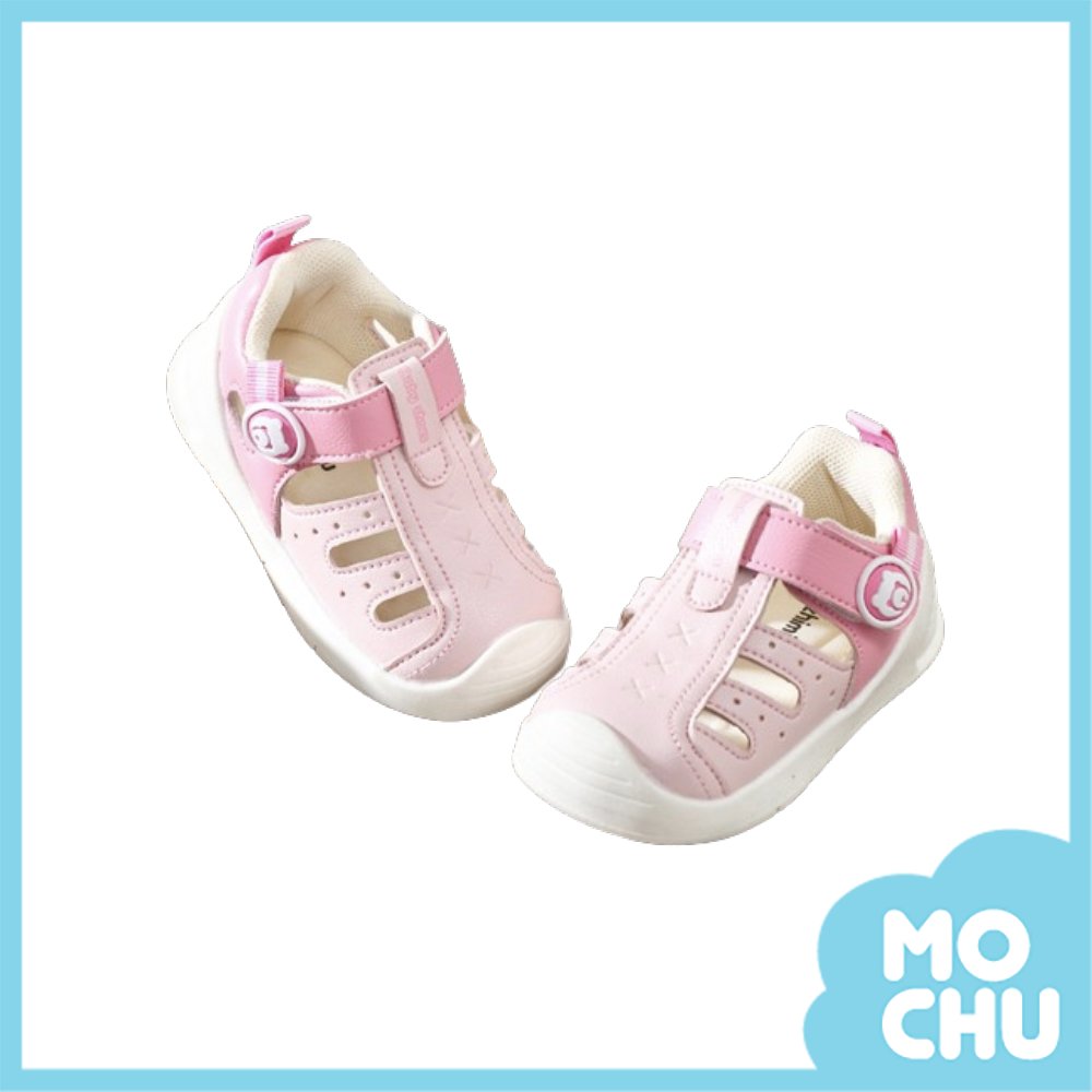 (22碼現貨)小熊標透氣軟底學步鞋