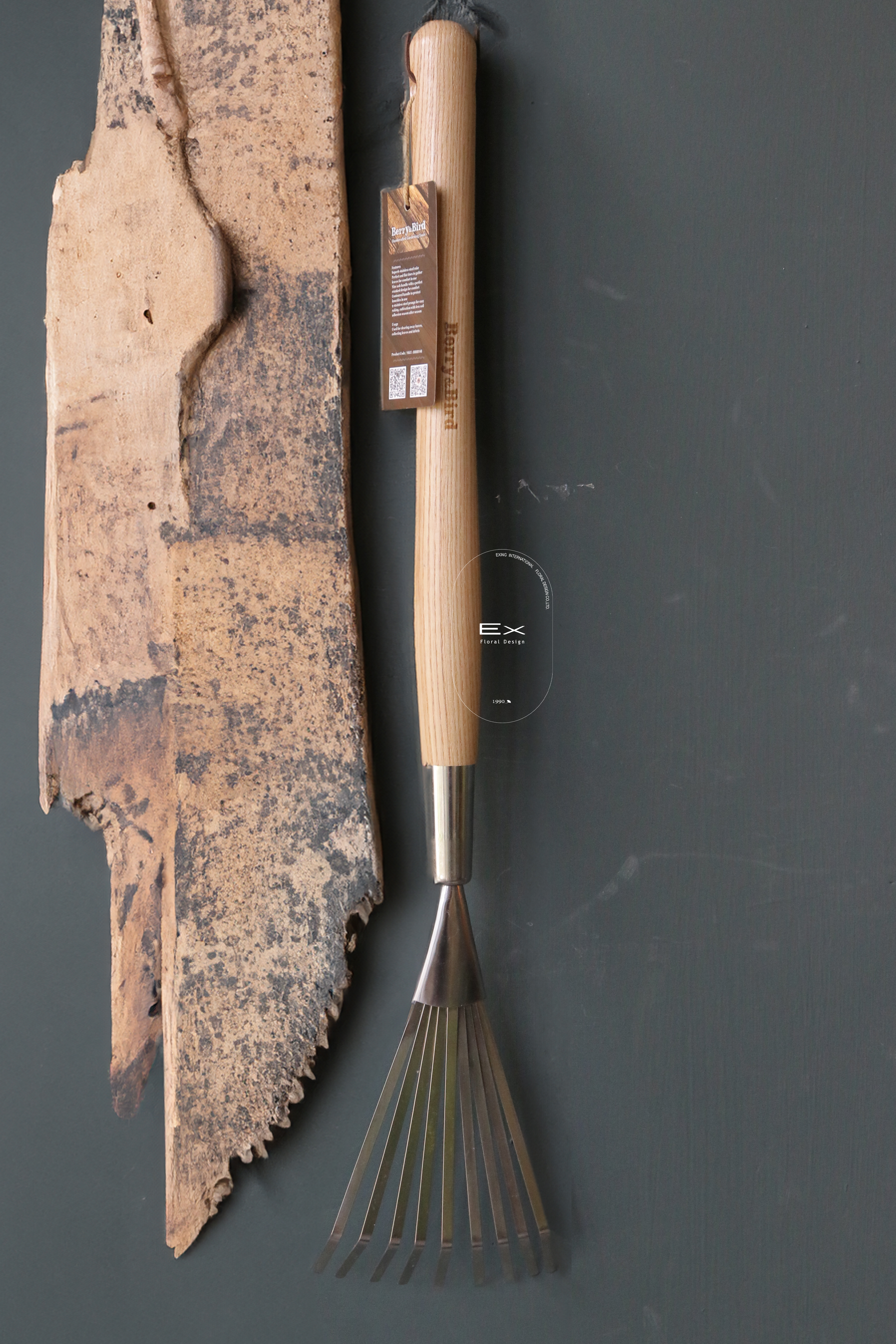 中柄灌木耙｜Berry & Bird 園藝工具