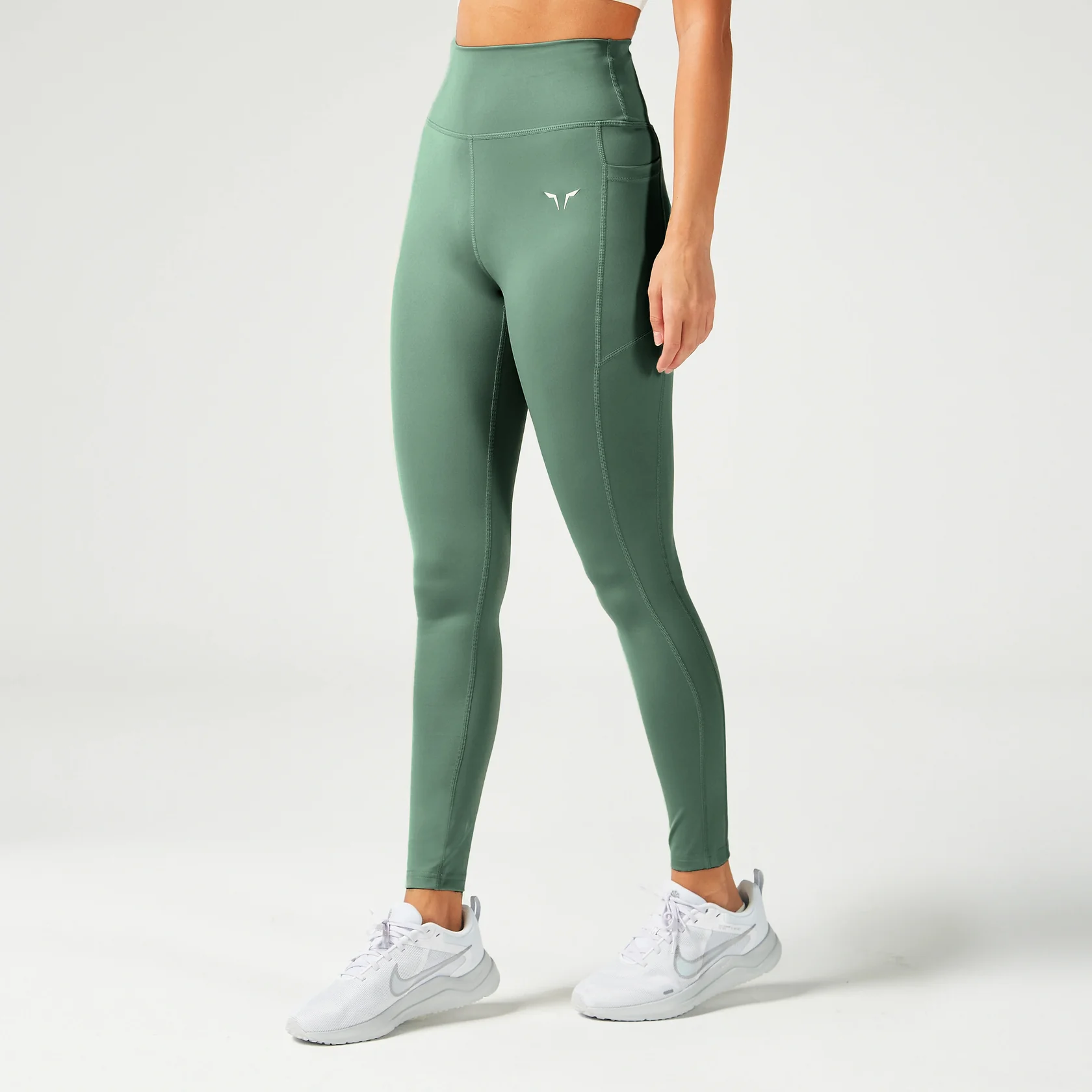 Essential高腰LEGGINGS 27 吋（森林綠）