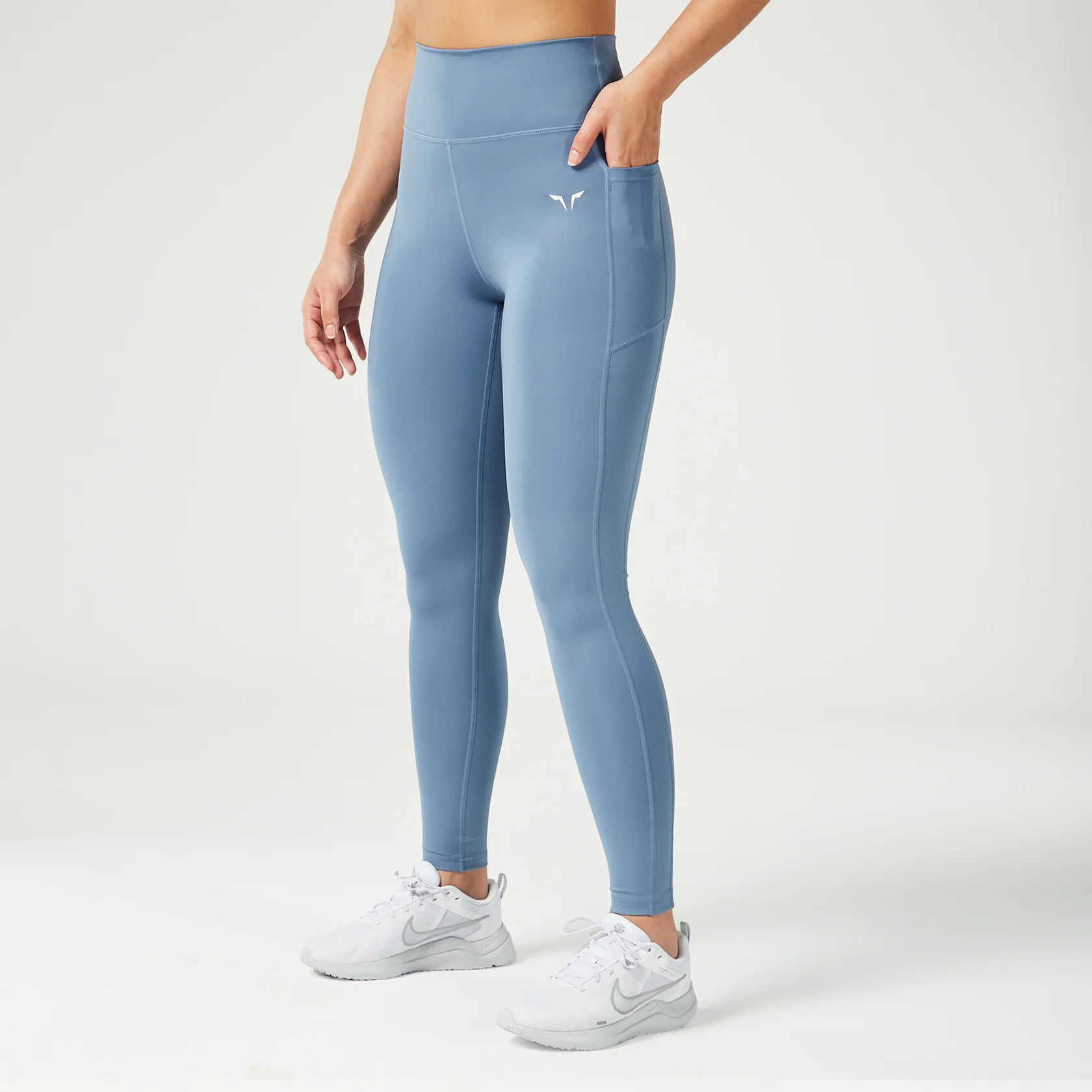 Essential 高腰 LEGGINGS 27 吋（皇冠藍）