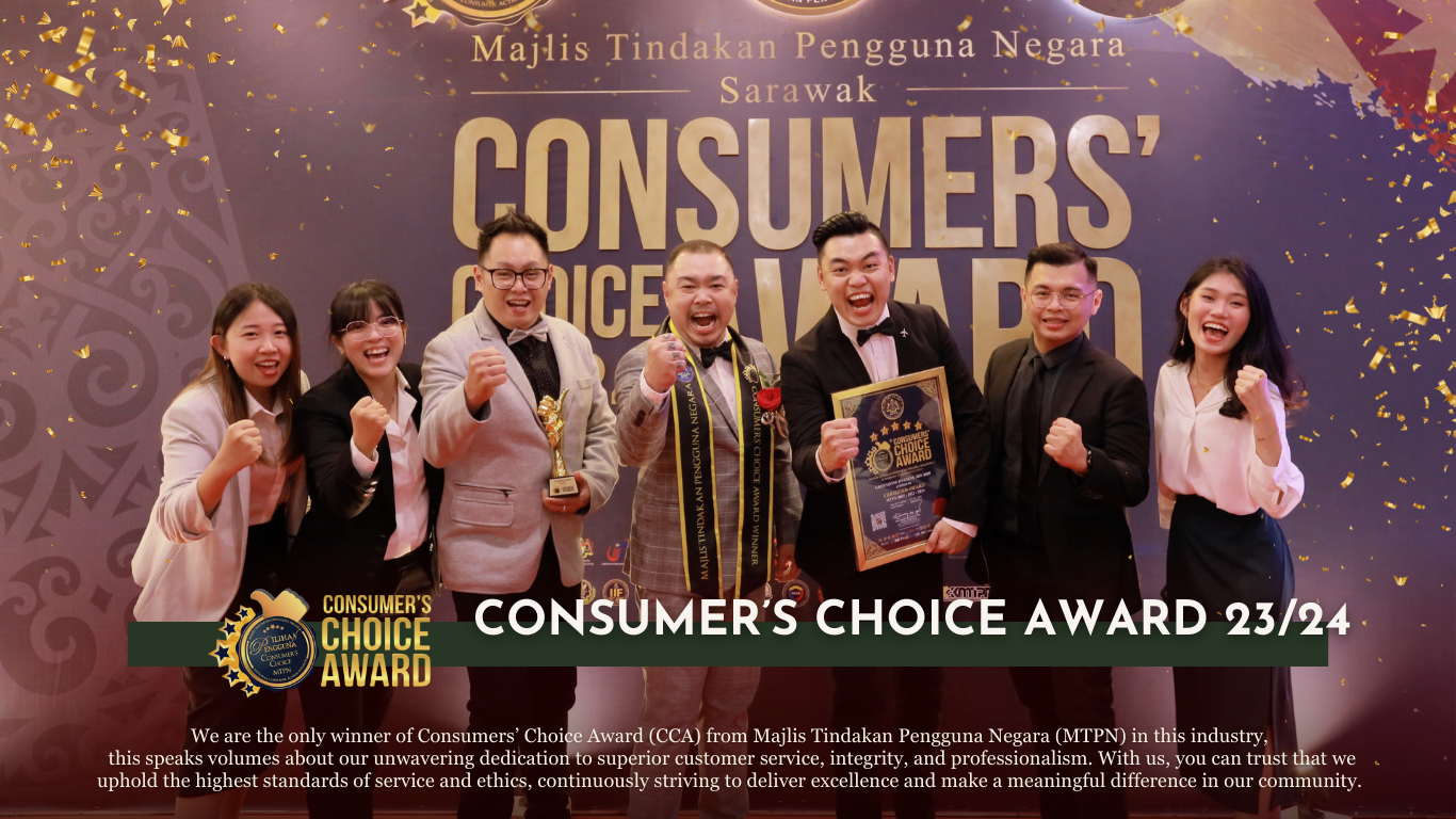 Recognition and trusted bt MTPN awared consumers' best choice award 2023 - 2024. The only hygiene line in East Malaysia
