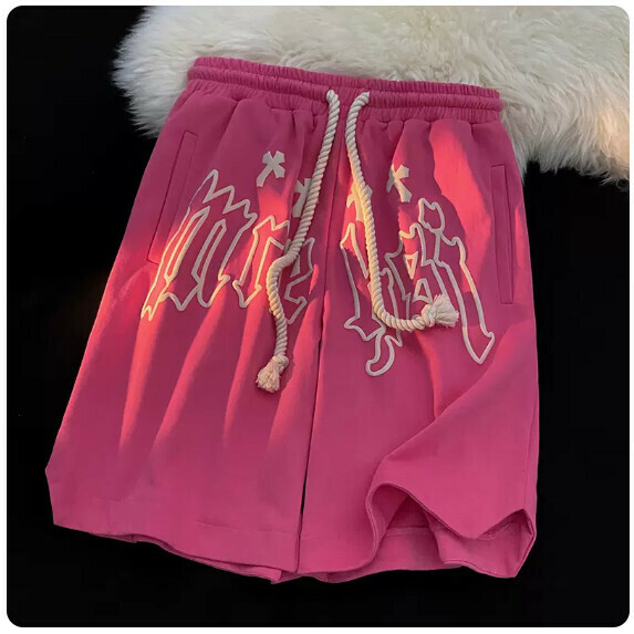 Sweatpants man (rose red (cross) [size S_3XL] (contact customer service to confirm the shipping size after placing an order))