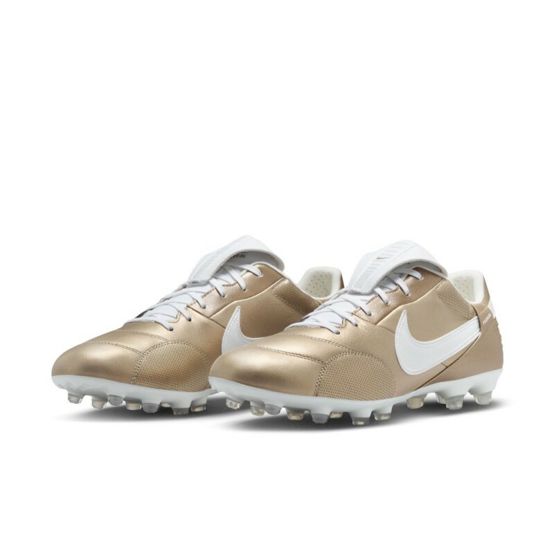 NIKE PREMIER III FG 仿草/草地足球鞋 金色
