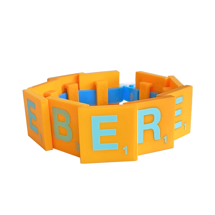 Candies 字母頸環(黃)