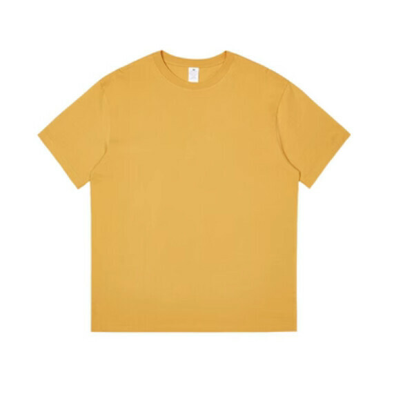 Simple and opaque solid color short sleeve T (ginger) [S-4XL size] [Contact customer service to confirm the shipping size after placing an order]