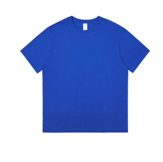Simple opaque solid color short sleeve T (royal blue) [S-4XL size] [Contact customer service to confirm the shipping size after placing an order]