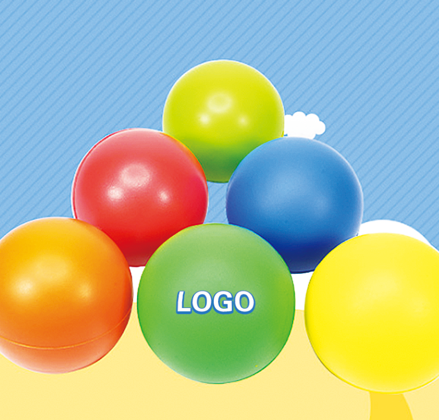 光面握力減壓球 送單色LOGO W6121