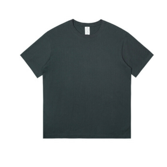 Simple and opaque solid color short sleeve T (dark gray) [S-4XL size] [Contact customer service to confirm the shipping size after placing an order]
