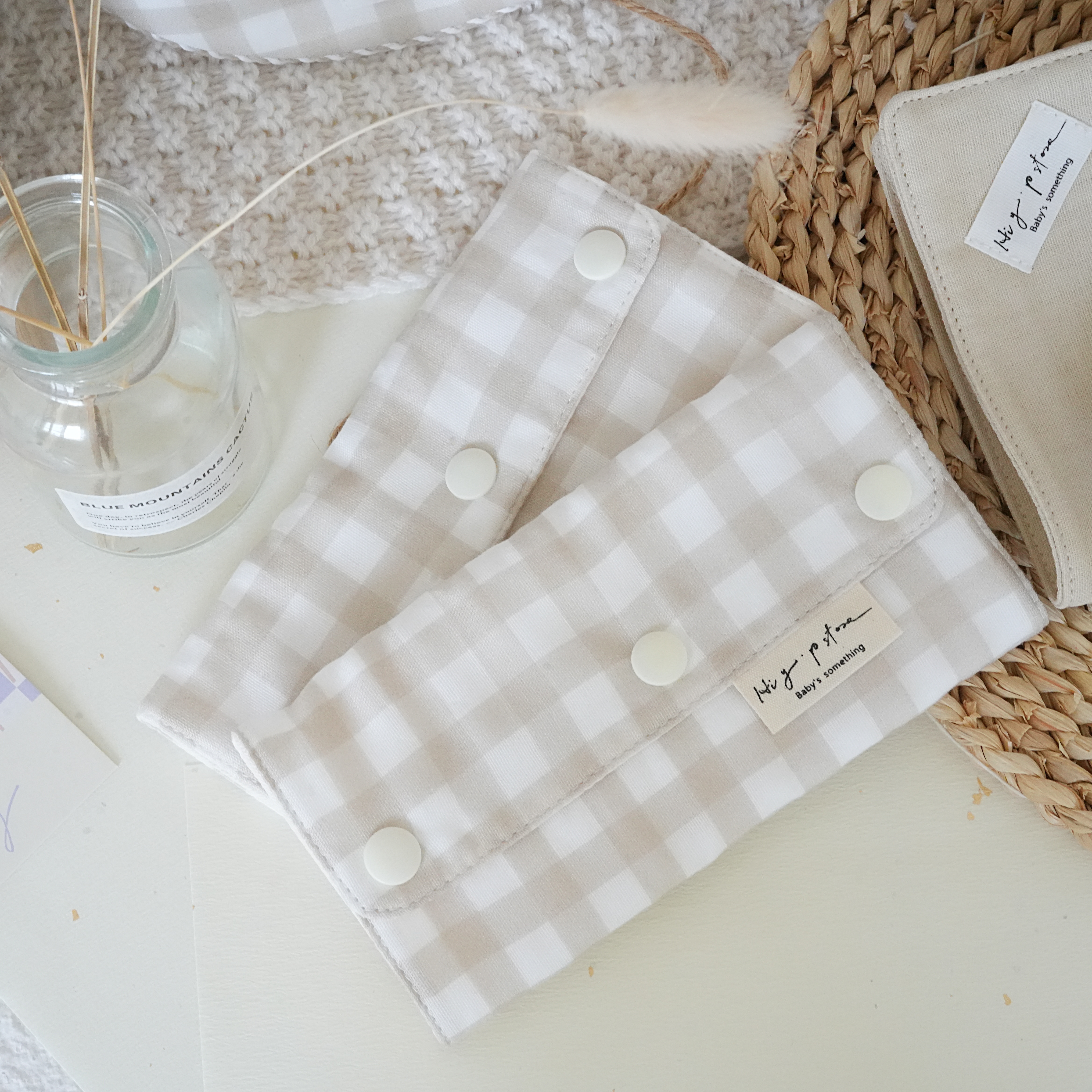 Hi Y.P store-揹巾口水套-獨家設計款-焦糖奶茶