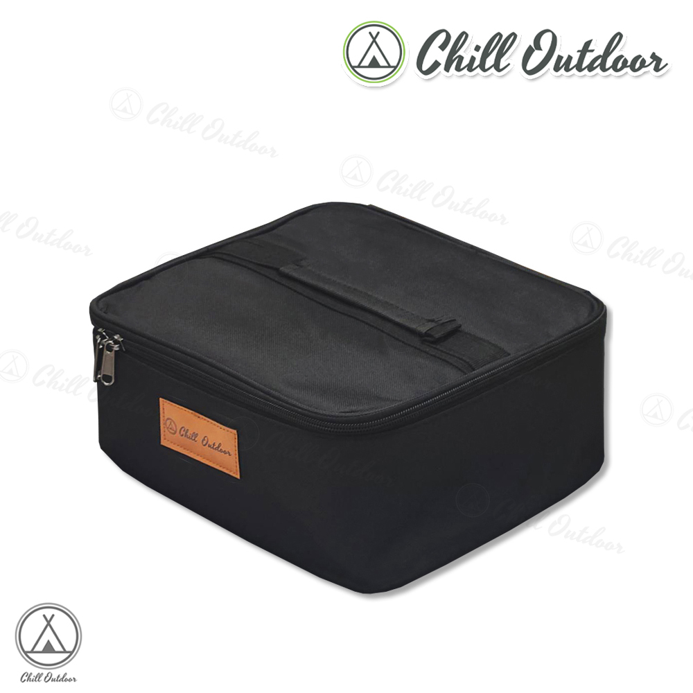 Chill Outdoor 方形收納袋－黑色