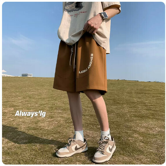 Shorts man (coffee color [size M_5XL] (contact customer service to confirm the shipping size after placing an order))