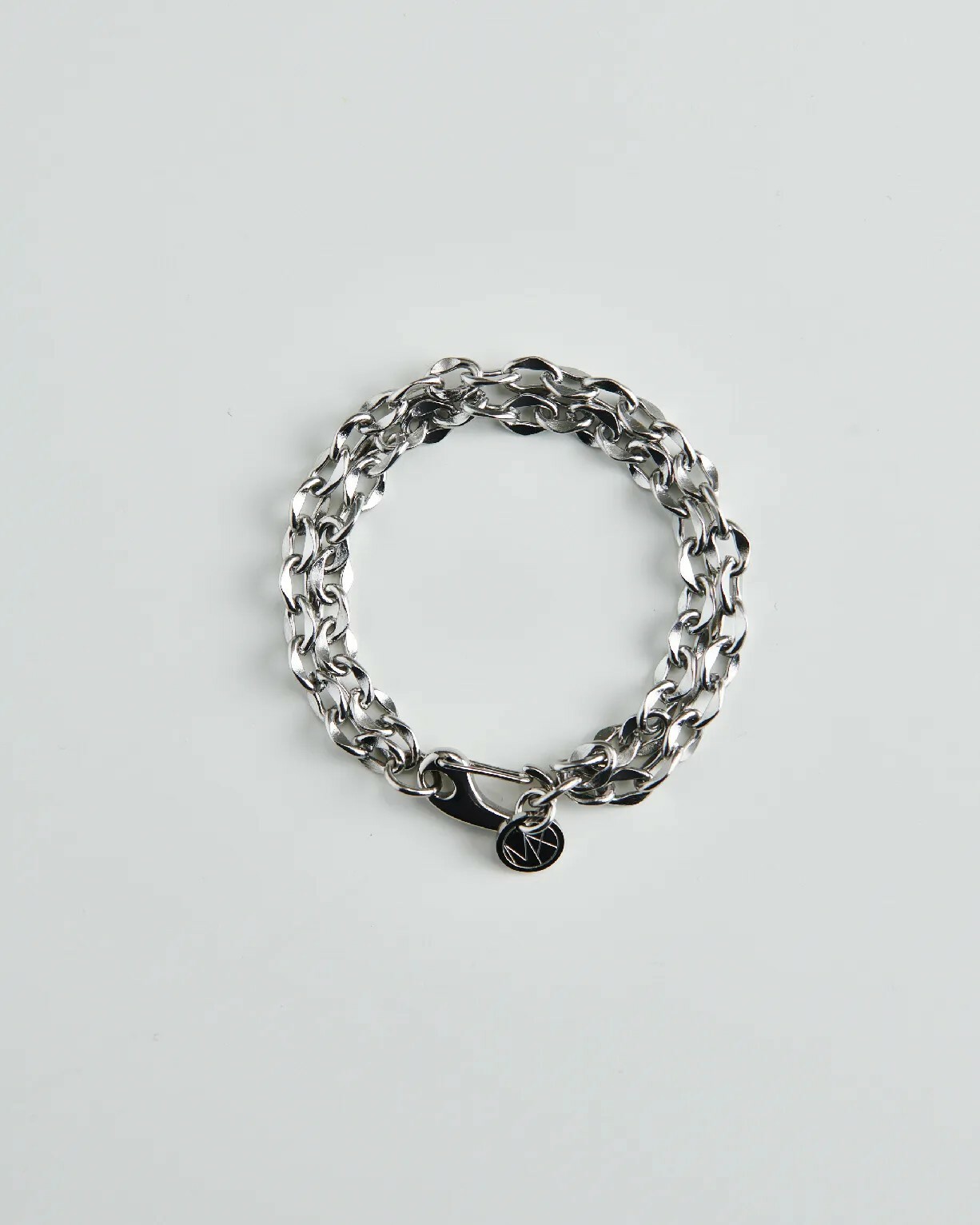 MIXTURE MB019 雙圈鏈 純鋼 手鍊